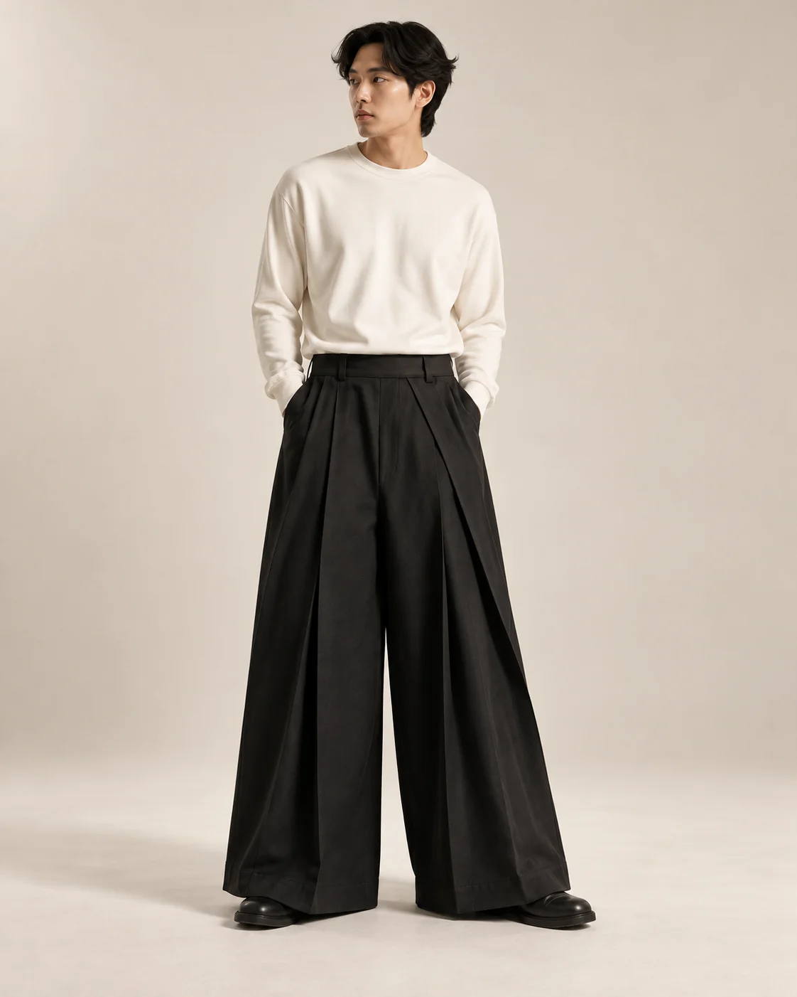 Modern Streetwear Hakama Pants