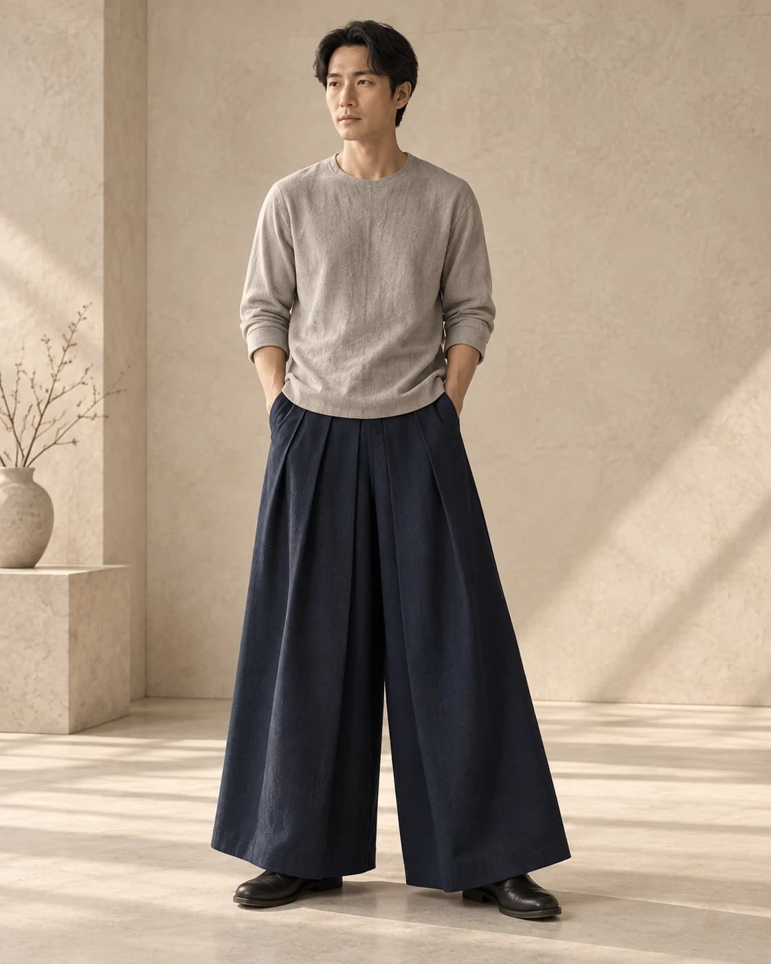 Modern Japanese Hakama Pants