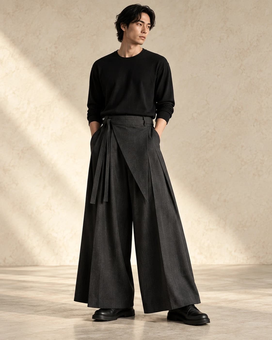 Samurai-Inspired Hakama Pants