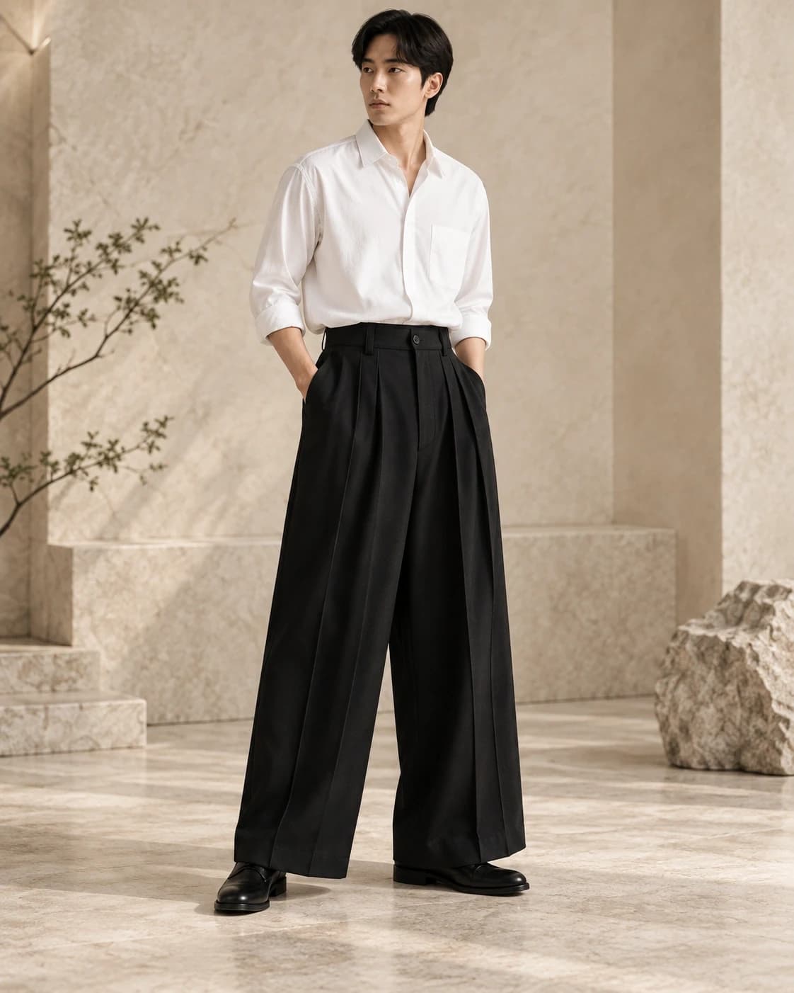 Men's Japanese Hakama Pants