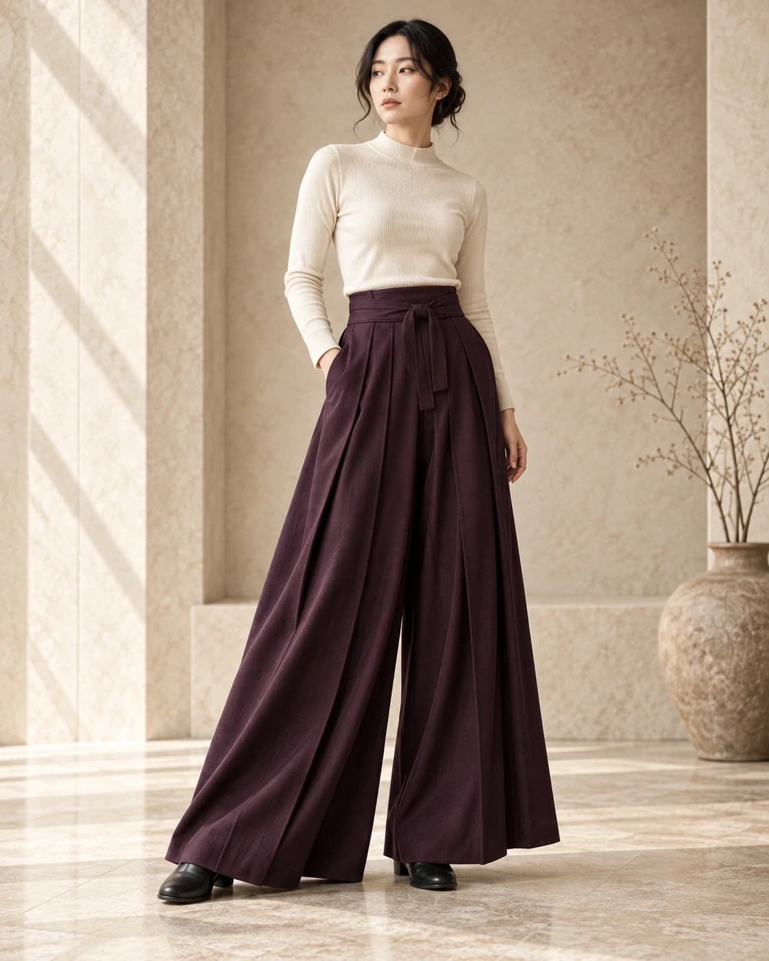 Women's Japanese Hakama Pants