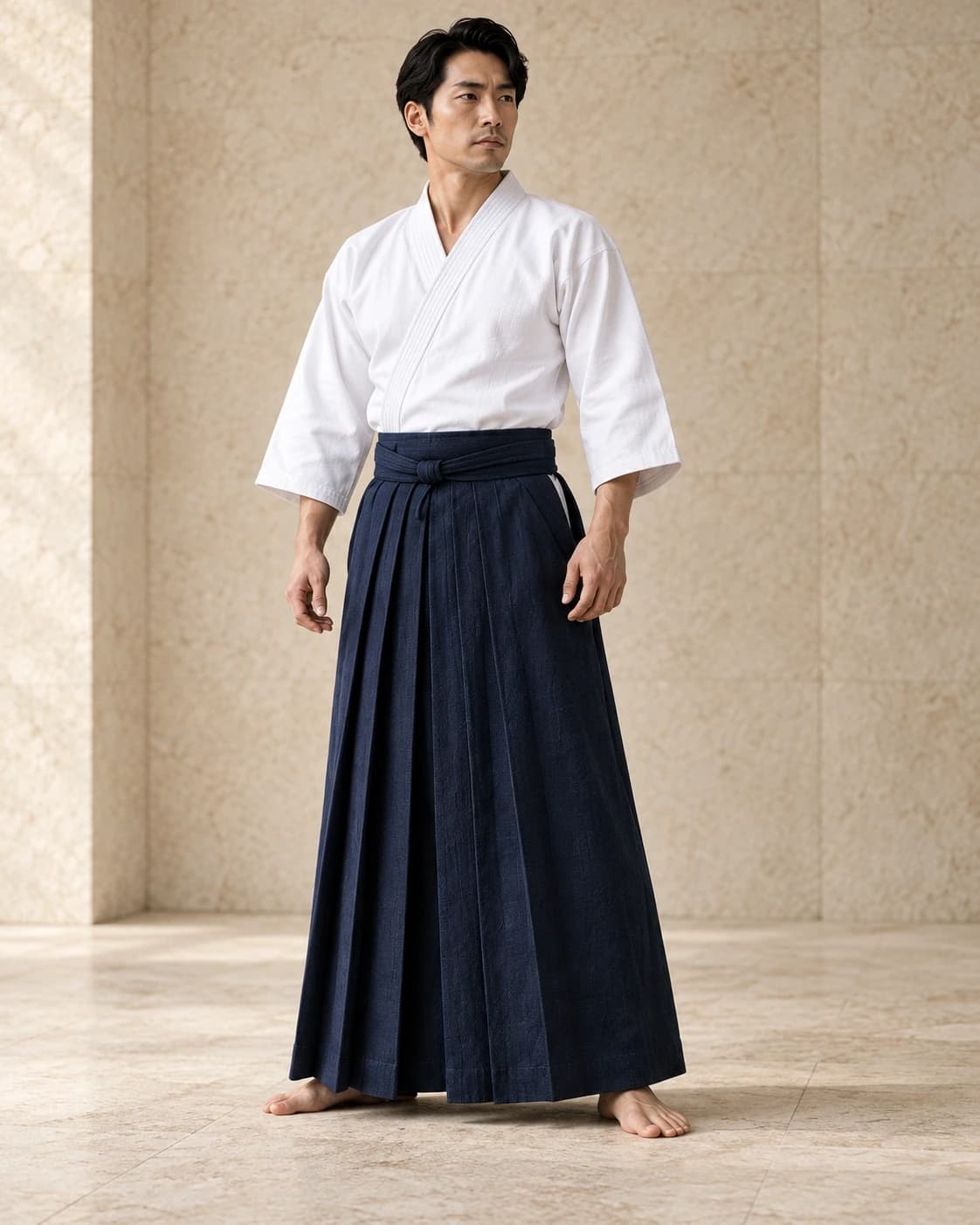 Iaido Gi + Hakama Complete Uniform Set